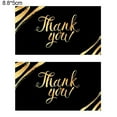 thumbnail image 2 of 100pcs Black Gold Thank You for Supporting My Small Business Cards, Thank You Cards, 2 x 3.5 Inch, 2 of 5
