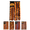 B#014, variant on Halloween Tassel Banner Ghost Wall Hanging, 50"x26.96" Four Pattern Rag Flag With Decor Light Strip or No Light for Indoor Outdoor Decor D