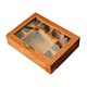 thumbnail image 4 of Caja de madera para guardar joyas, multiusos, estilo vintage. 9 cuadrícula, 4 of 8