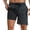 04-Black, variant on Mens Swim Trunks Quick Dry Bathing Suit Inseam Board Shorts with Compression Liner and Pocket 09-Green L