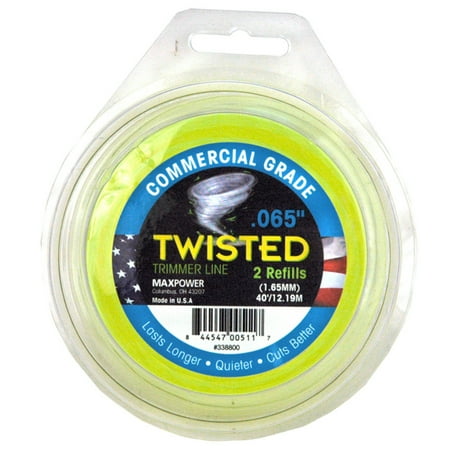Maxpower 338800 .065" x 40' Twisted Trimmer Line