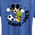 thumbnail image 3 of Disney - Game Face Soccer - Women's Short Sleeve Graphic T-Shirt, 3 of 6