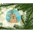 thumbnail image 2 of Merry Christmas Tree English Bulldog Fawn Ceramic Ornament, 2 of 2