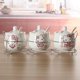 thumbnail image 3 of Juego de 3 uds. De Tazas de cerámica de Hello KITty, salero para el hogar, taza para condimentos, tarro con patrón de dibujos animados, caja de hueso, botella de cocina con estante de hierro, 3 of 5