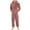 QR1-Pink, variant on Eiyaclvo Men's Hooded Onesie Pajamas Lightweight Fuzzy Fleece Zip Up Jumpsuit Long Sleeve Long Pants One Piece Pjs