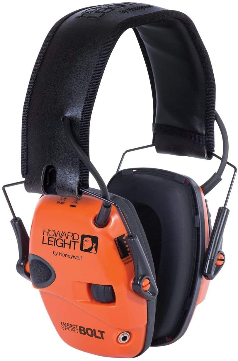 Howard Leight Impact Sport Bolt Electronic Shooting Earmuff 22dB Orange R-02231 