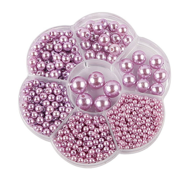 Xingzhi 1/2/3/5 1150pcs Beads For Making Easy To Thread Wide Application Not Easy To Fade purple 1 Pc
