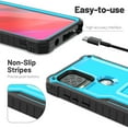thumbnail image 6 of ExoGuard For Moto G Stylus 5G Case, Phone Case with Screen Protector and Kickstand (Blue), 6 of 7