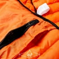 thumbnail image 6 of Wrtxtat Men's Full Zip Jackets Drawstrings Winter Warm Solid Color Midweight Puffer Coats with Pockets Detachable Hood Outerwear Black M, 6 of 9