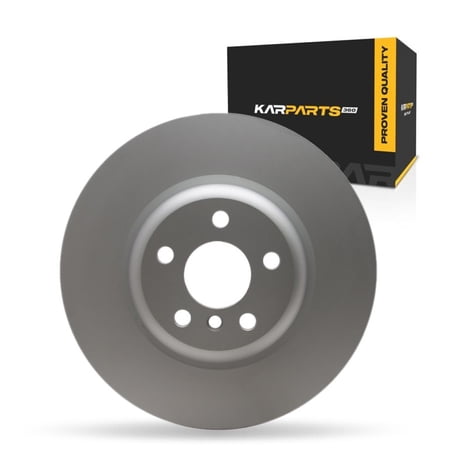 KarParts360 For BMW 430i Gran Coupe/430i xDrive Gran Coupe 2022 2023 2024 2025 Brake Rotor Rear | Cast Iron | Vented | 67 Millimeters/2.64 Inches Center Hole Diameter Thickness | 5 Stud/Lug Hole