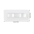 thumbnail image 4 of Lloopyting Tissue box cover Kleenex cube covers Bathroom cube tissue holder Multi-function Desktop Tray Wall-mounted Bathroom Paper Towel Storage Box, 4 of 7