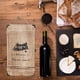 thumbnail image 2 of Caja de almacenamiento de regalo de vino tinto de madera portátil retro vintage para 2 botellas con cuerda, 2 of 10