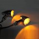 thumbnail image 2 of Motorcycle Turn Signal Light Motorbike Retro Style Bullet Led Turn Signal Lamp Flashlight Motorbike Accessory, 2 of 5