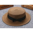 thumbnail image 2 of Lroveb Kids Sun Hats Boys Girls Fedora Hat Bowknot Sun Hat Summer Beach Straw Hat, 2 of 2