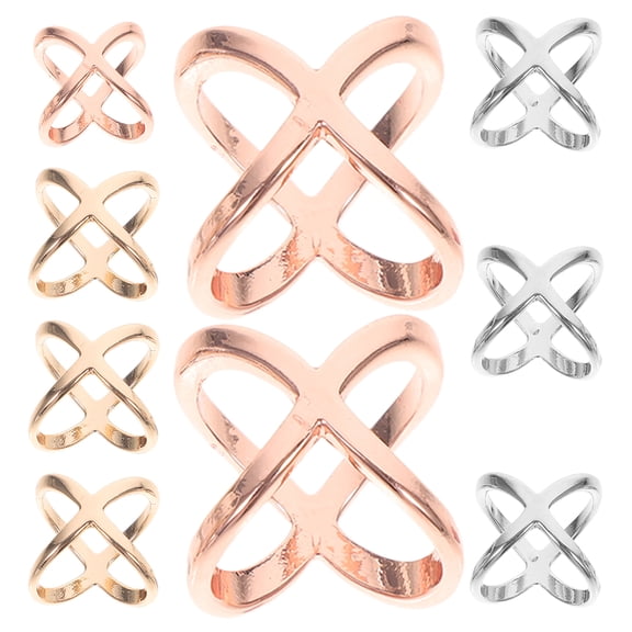 9pcs Scarf Ring Small Scarf Ring Clip Scarf Ring for Scarves Scarf Ring Clip for Women Metal Scarf Buckle