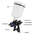 thumbnail image 4 of Herramienta De Pulverización HVLP, Taza De 600 Ml, Ergonómico, Herramienta De Pulverización De Pintura Con Entrada De Aire Multiusos G1/4, Pulverización Uniforme Para, 4 of 7
