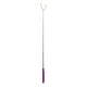 thumbnail image 5 of Brochetas de Metal para Kebab, brochetas para barbacoa, mango de metal, accesorios de cocina, telescópicas, reutilizables, multiusos, tenedor para Violeta DYNWAVEMX Tenedor de barbacoa, 5 of 7