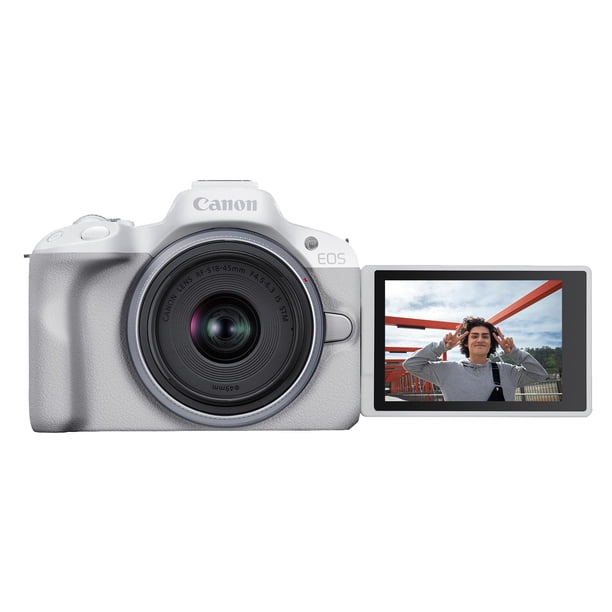 Canon EOS R50 Mirrorless Camera RF-S18-45mm F4.5-6.3 is STM Lens