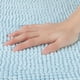 thumbnail image 3 of Alfombras de baño REGALWOVEN, suaves y esponjosas, tapetes antideslizantes de microfibra extra gruesos, azules, 16" x 24", 3 of 6