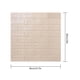 thumbnail image 5 of Papel tapiz 3D Etiqueta de pared de ladrillo Espuma TV Calcomanía de fondo Autoadhesivo Peel adhesivo, 10 piezas, Beige Methold HA002452-24, 5 of 6