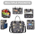 thumbnail image 2 of Pioneer Flower Floral Print Pattern Womens Lunch Box for Work,Insulated Large Lunch Bag for Tween and Teen,Loncheras Para Mujer,Leakproof Adult Lunch Bag for Work,Beach,Travel,Picnic,Camping, 2 of 7