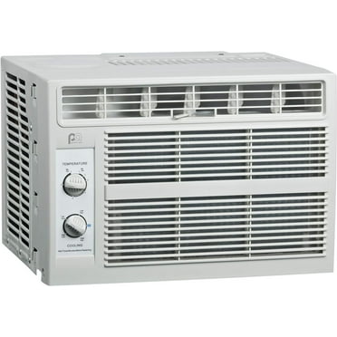 Perfect Aire5PMC5000 5,000 BTU 115-Volt Window Air Conditioner with Mechanical Controls, Installation Kit, Washable Filter, 150 sq. ft, White