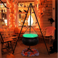 thumbnail image 1 of Tepsmf Large Cauldron Halloween Decor On Tripod With Timer Lights - Plastic Cauldron Witch Halloween Decorations For Porch Yard, 1 of 3