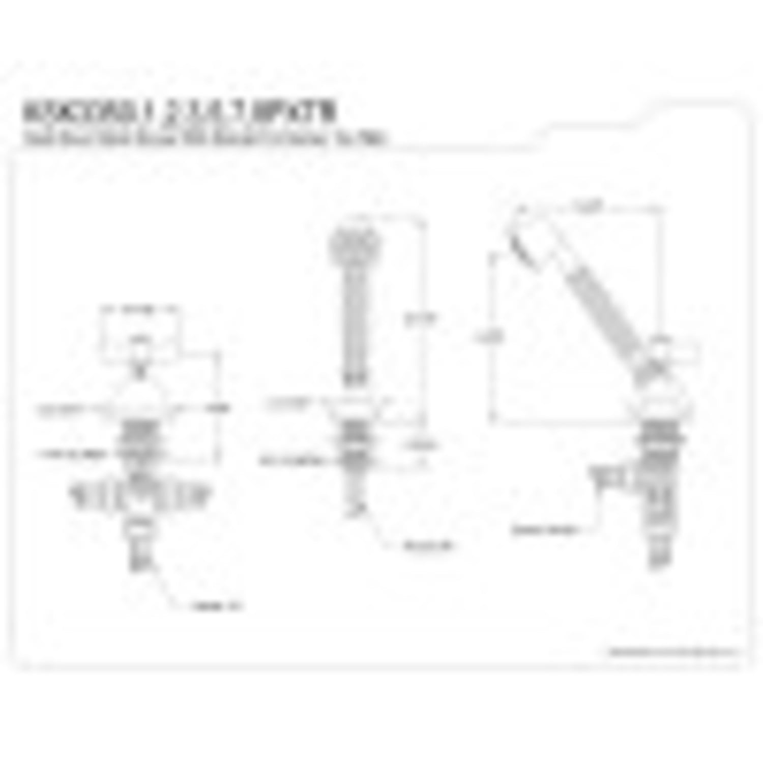 Kingston Brass KSK3358PXTR Deck Mount Hand Shower with Diverter for Roman Tub Faucet, Brushed Nickel