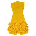 thumbnail image 1 of Bowbear Cheerful Ruffles Baby Leg Warmers, Golden Yellow, 1 of 4