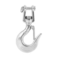 thumbnail image 2 of Hooks,  Steel Swivel Lifting Hook with Latch Rigging Accessory 1000KG Grab Hooks Pulling & Lifting, 2 of 7