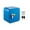 Blue 1 Cubic Feet, variant on Fingerprint Locks Safe Deposit Box, 1/1.8 Cubic Feet Secret Hidden Piggy Bank W/ 2 Keys Store Money Use for Home Office ,Easy to Use