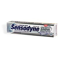 Sensodyne Dentifrice maximum de force pour les dents sensibles, antitartre Plus Whitening - 4 Oz, 3 Pack