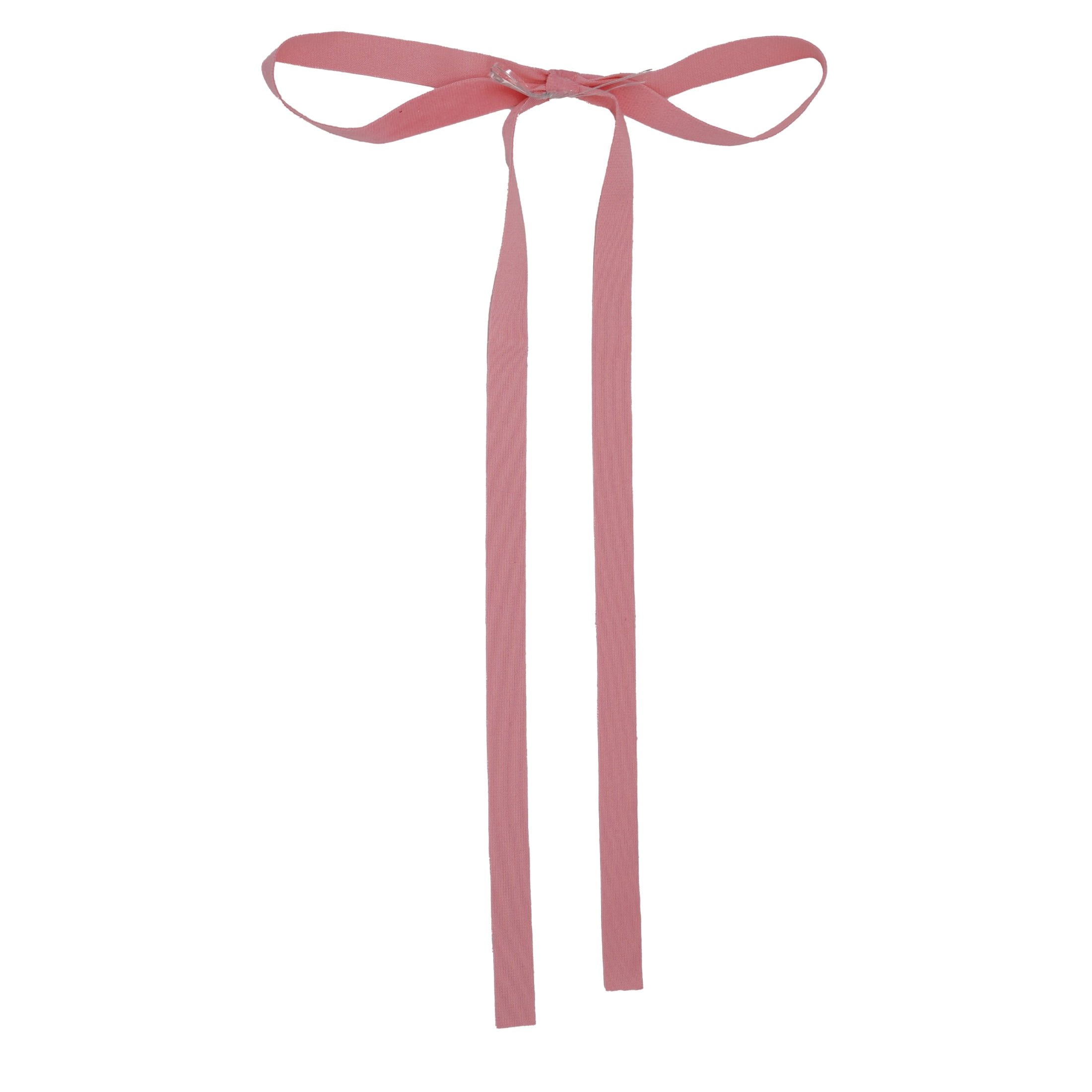 Pink Decorative Christmas Bows with Long Tails, 16", 4 Count, by Holiday Time