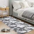 thumbnail image 4 of Garvee Ultra Soft Runner Rugs, 2x6 Fluffy Fuzzy Shag Area Rug Modern Shaggy Carpets for Entryway Bedroom Hallway Kitchen, Dark Gray, 4 of 8