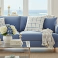 thumbnail image 5 of Michael Amini Newport Alta 16" Square Box Throw Pillow - Sky in Set of 2, 5 of 6