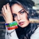 thumbnail image 2 of 4 Piezas Brazaletes Pulseras de Acrílico Brazaletes de Mujer Pulseras Pulseras Anchas Joyería de Acrílico para Niñas, 2 of 6