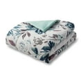 thumbnail image 5 of Mainstays 5-Piece Blue Floral Comforter Set, Full/Queen, 5 of 12