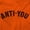Orange, variant on Funny Anti You Sarcastic Attitude Womens Fitted Plus Size Graphic Tee Brisco Brands 2X