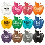 Apple Barrel Gloss Acrylic Craft Paint Set, 2 fl oz, Glossy Brights, 12 Piece