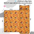 thumbnail image 5 of Hedgehog and Apple Orange Pattern Teens Toddler Nap Mat with Pillow, Sleeping Mat Bag for Preschool Daycare 59"x22", 5 of 6