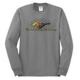thumbnail image 2 of Wild Bobby, Make It My Mustang Vintage Ford Honeycomb, Cars and Trucks, Men Long Sleeve Shirt, Heather Grey, Large, 2 of 4