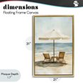 thumbnail image 4 of Stupell Industries Coastal Watercolor Paradise Seaside Retreat Gold Floating Frame Canvas Art, 21 x 31, by Petals Prints Design, 4 of 8