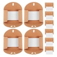 thumbnail image 1 of GOOHOCHY 20pcs Kraft Paper Mini Envelopes With Blank Cards Coffee For Present New Year Anniversaries Celebrations, 1 of 8