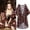 Brown, variant on Aoochasliy Womens Cardigan Print Chiffon Loose Shawl Kimono Cardigan Top Cover up Shir