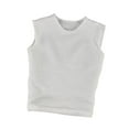 thumbnail image 4 of Camiseta de figura masculina, chaleco sin mangas, manga corta de moda 1/6, ropa para Mini muñeca, para accesorios de figuras de acción masculinas de, 4 of 8