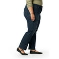 thumbnail image 5 of Levi Strauss Signature Women's and Women's Plus Mid Rise Straight Jeans, Tummy-Smoothing Pannel, Inseams: 29", 31", 33", Sizes 2-26, 5 of 6