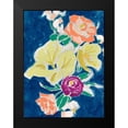 thumbnail image 2 of Vess, June Erica 19x24 Black Modern Framed Museum Art Print Titled - Paintbox Floral II, 2 of 5