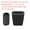 Black, variant on REGALWOVEN Kitchen Sink Rack Feet, Rubber Square Sink Protector Feet with Bumpers Cover Black 19 x 18mm
