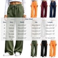 thumbnail image 3 of Women's Jogger Pants With Elastic Drawstring Wasit Pants Waist Multi-Pockets Casual Sweatpants For Active Gym Sessions, 3 of 7
