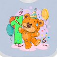 thumbnail image 4 of Inktastic 1st Birthday Teddy Bear Boys or Girls Baby Bib, 4 of 4